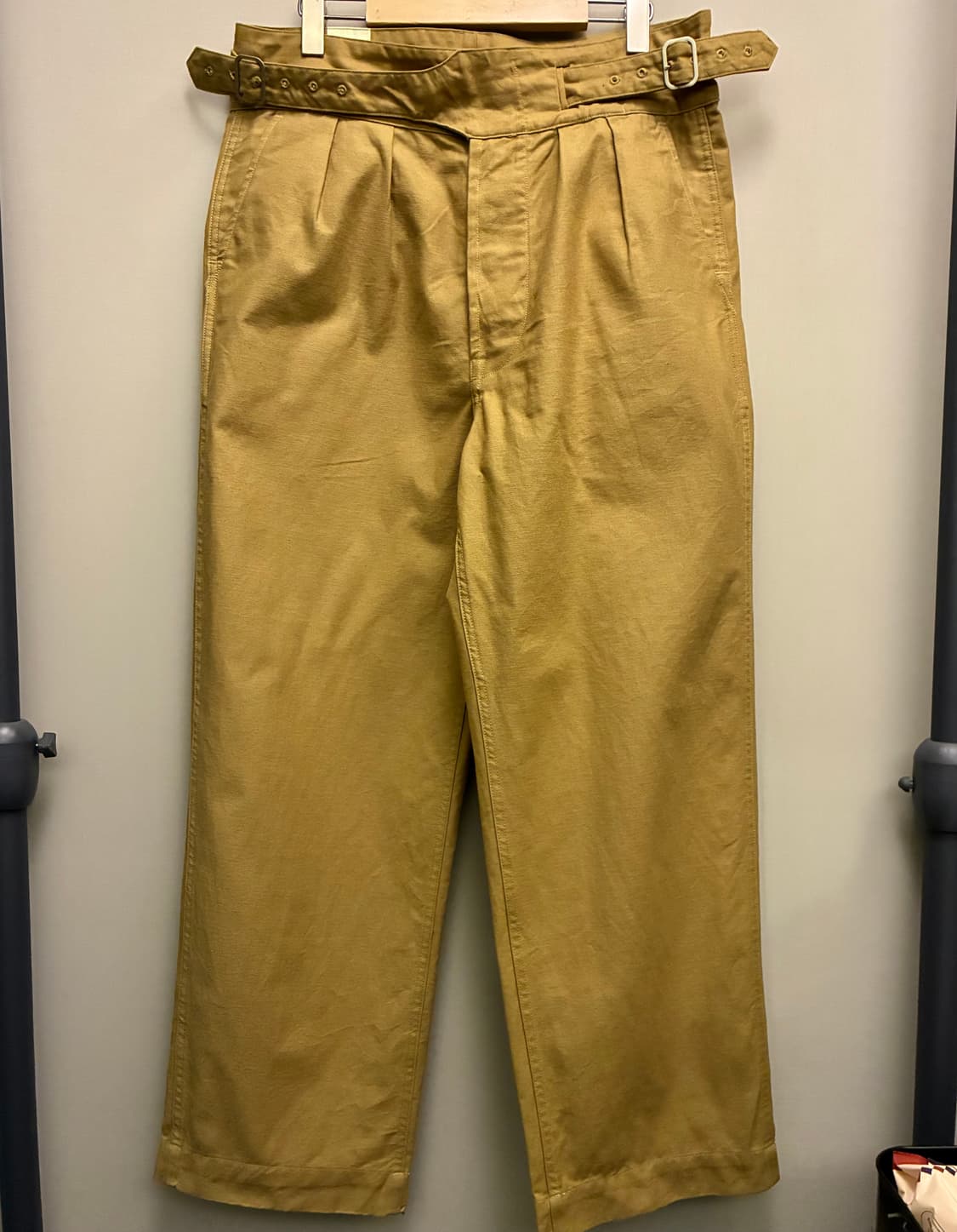 (L~XL)브론슨 논스탁 아미 투턱 구르카팬츠 카키베이지 상품이미지2