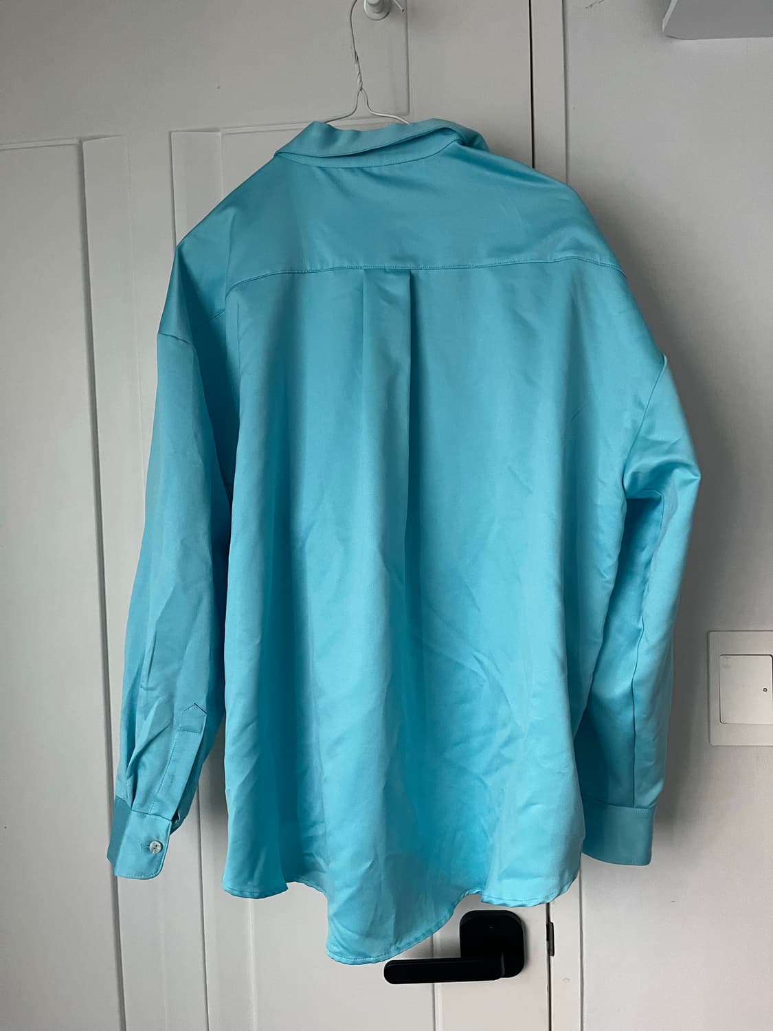 faith tokyo 하늘색 실키 셔츠 상품이미지4