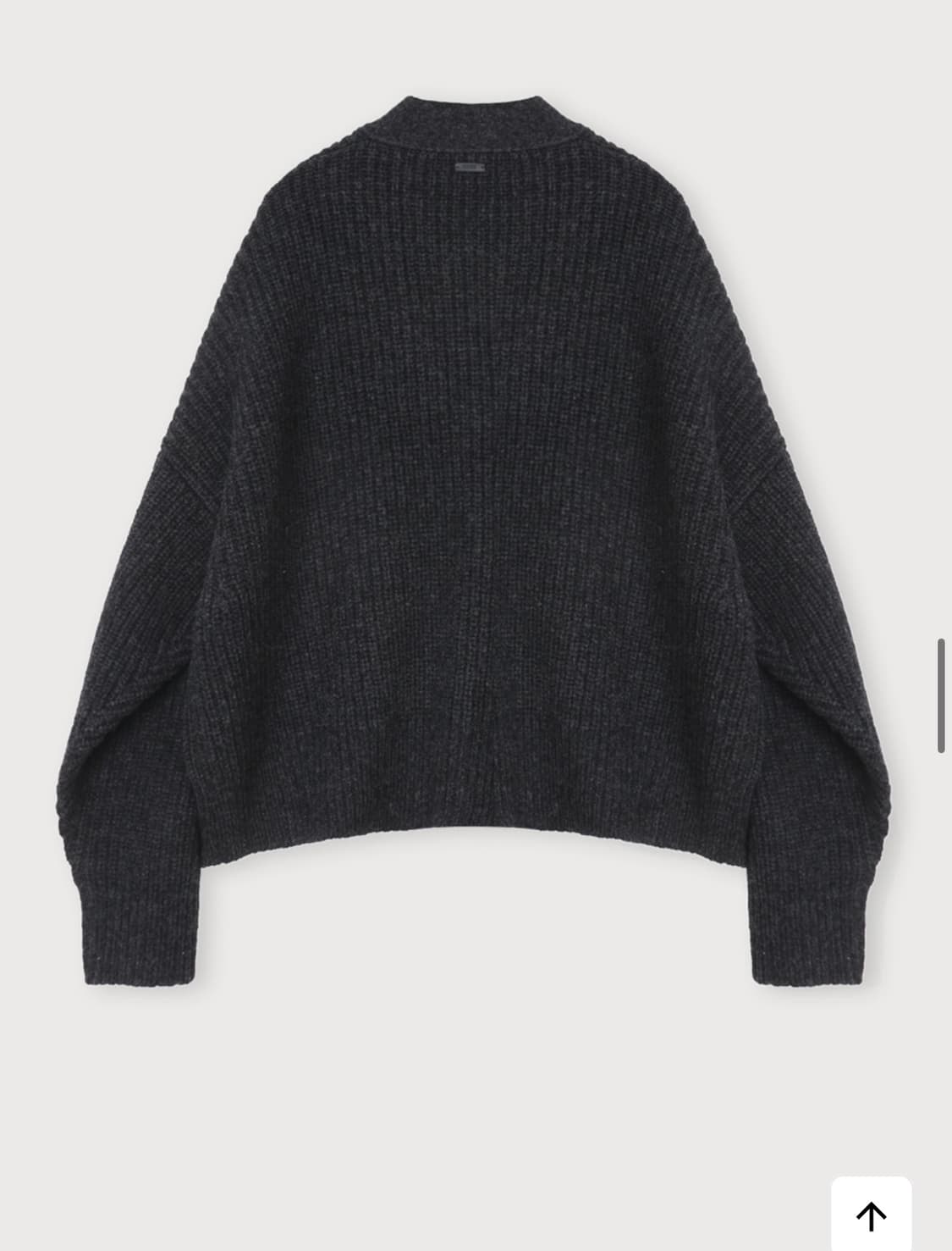 에토스 OVERFIT BULKY CARDIGAN 그레이 상품이미지3