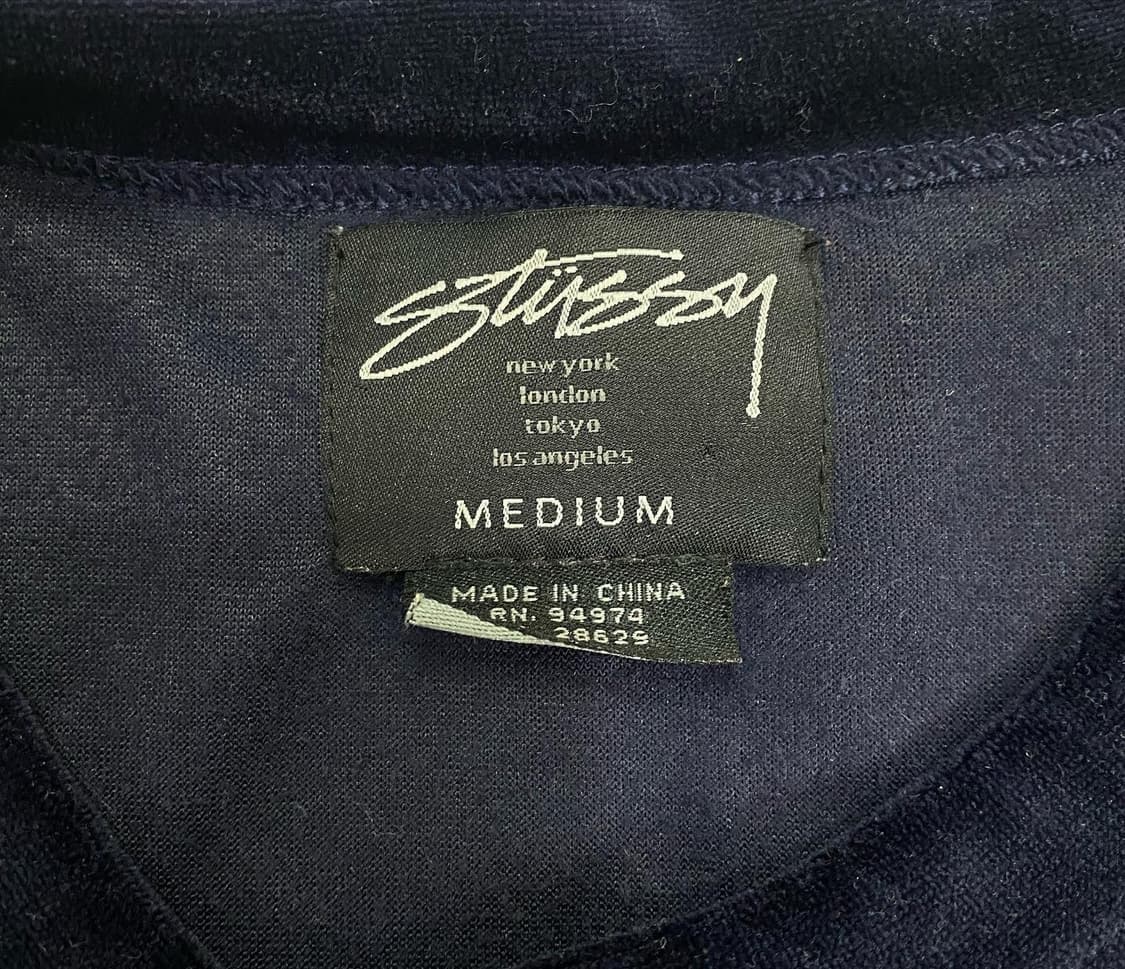 STUSSY(스투시)벨루어 월드투어 슬리브 상품이미지3