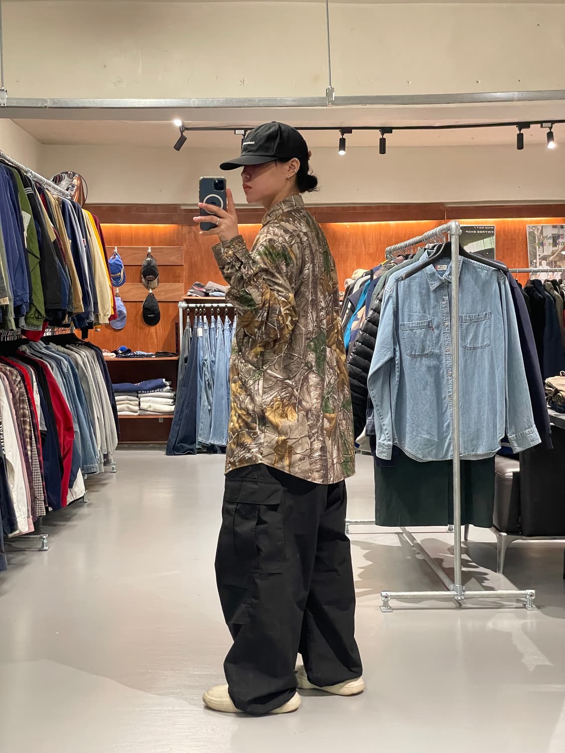 빈티지 리얼트리 플리스 셔츠    상품이미지4