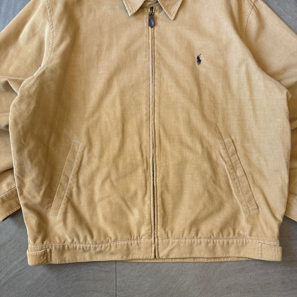 폴로 골드 베이지 코듀로이 스윙톱 자켓 상품이미지4