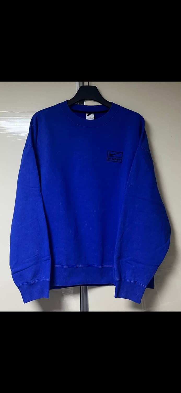 나이키 x 스투시 나투시 NRG 에시드 워시드 맨투맨 게임 로얄 XL 상품이미지3