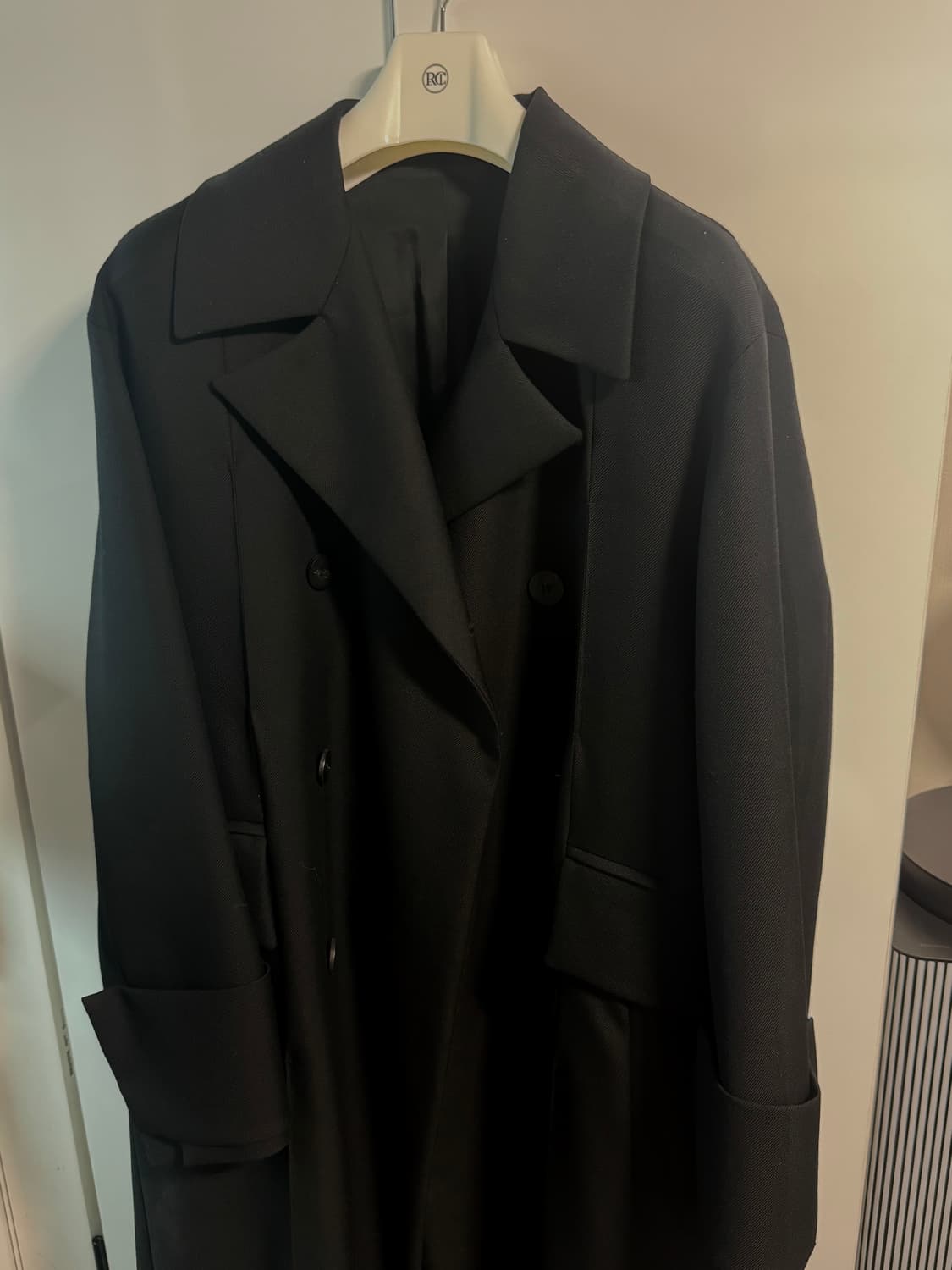 우영미 커프스 턴업 트렌치코트 50사이즈 (140만구매) 급처 상품이미지1