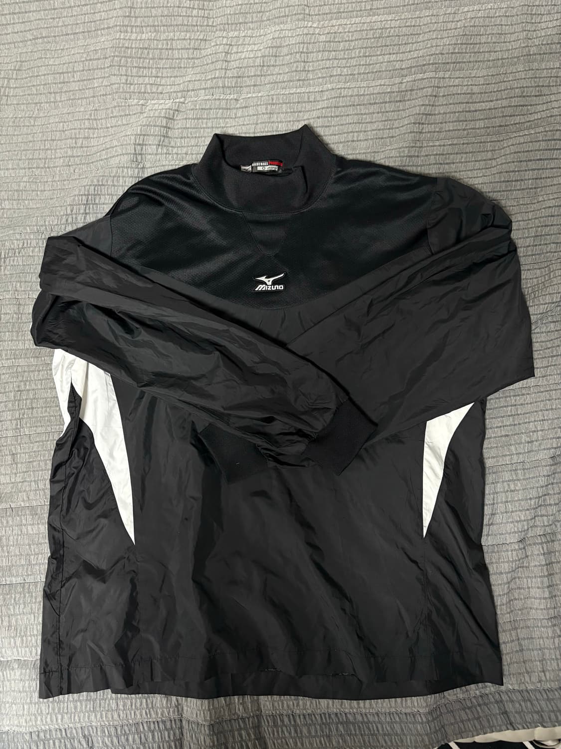 미즈노 베이스볼 풀오버 바람막이 상품이미지1