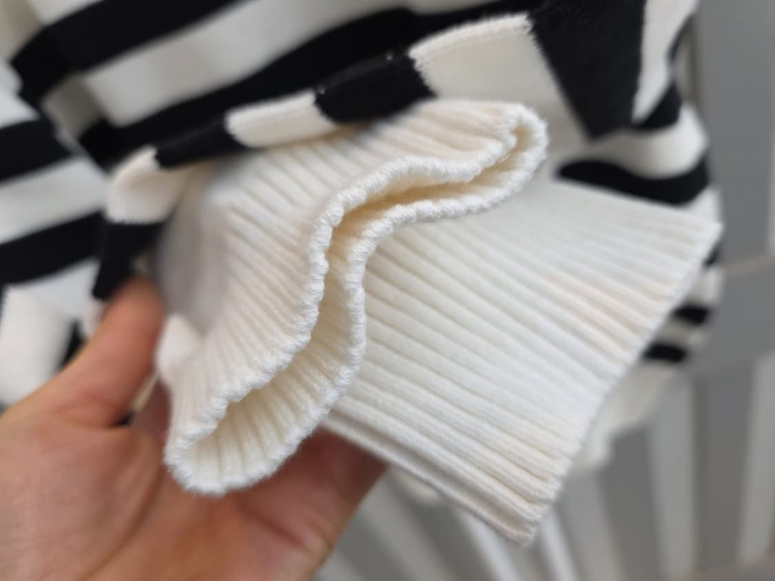 반집업 단가라 봄 니트 상품이미지3