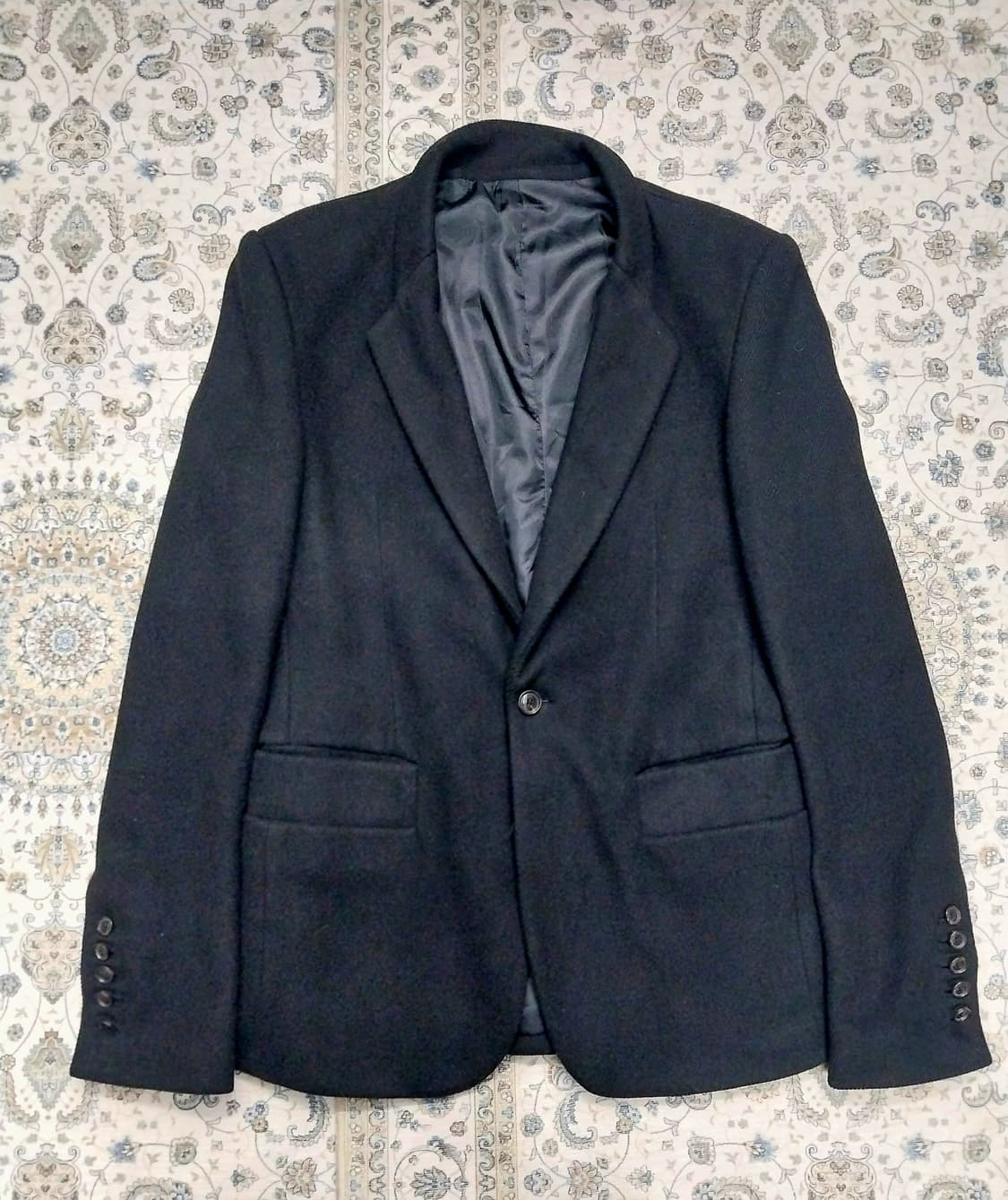 (새상품)  스타일옴므 블랙 울 블레이져 50 상품이미지1