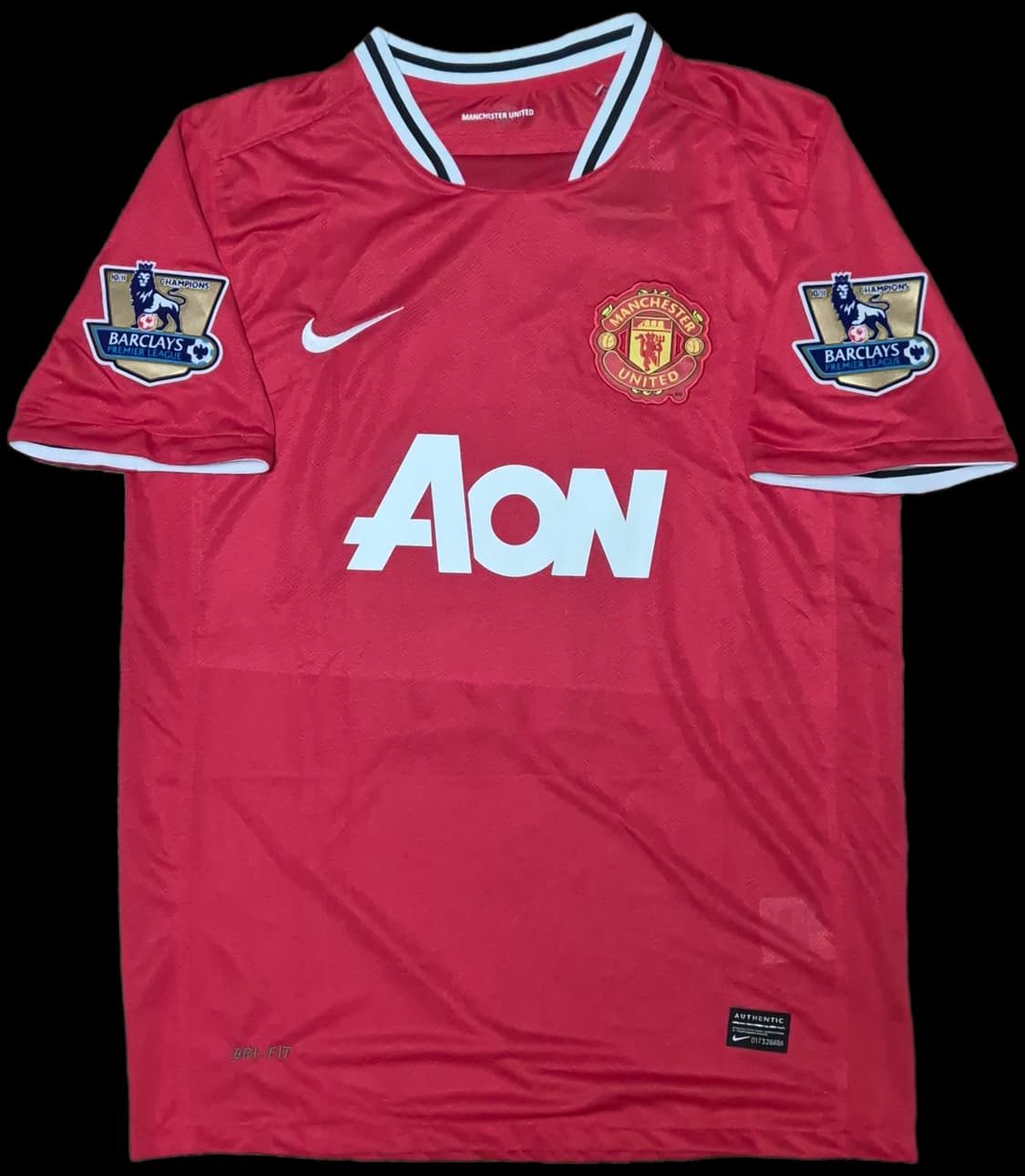 11-12 맨유 홈 13번 박지성 반팔 유니폼 L사이즈 레플리카 상품이미지2