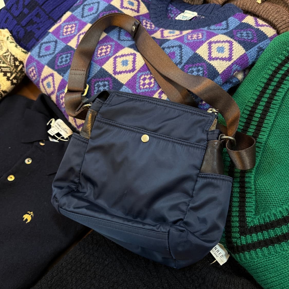 2012 2012 Y'SACCS 레더 패치업 슬링백 상품이미지2