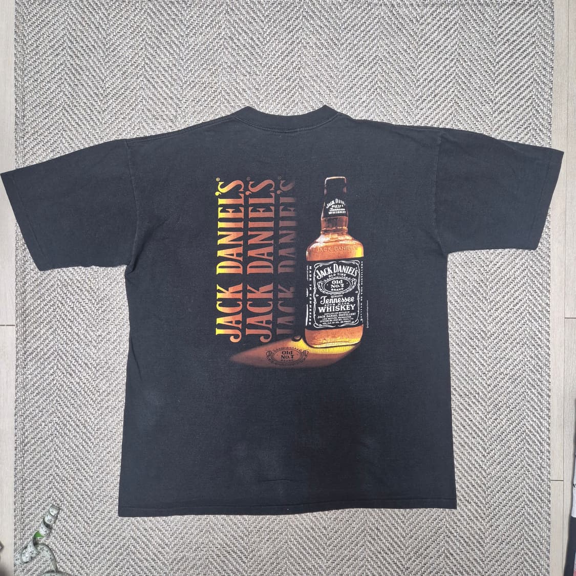 00s 빈티지 Jack Daniel's 싱글스티치 티셔츠 (XL) 상품이미지1