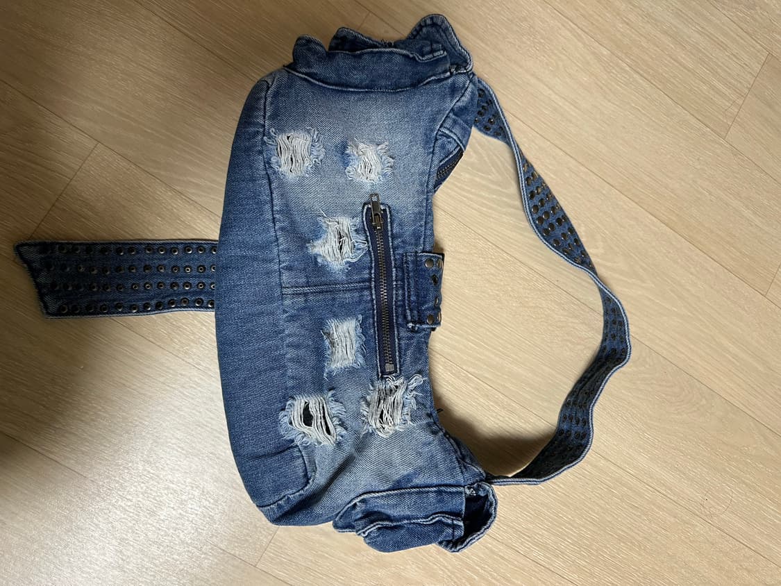 Jaded London 벨트 데님 숄더백 상품이미지5