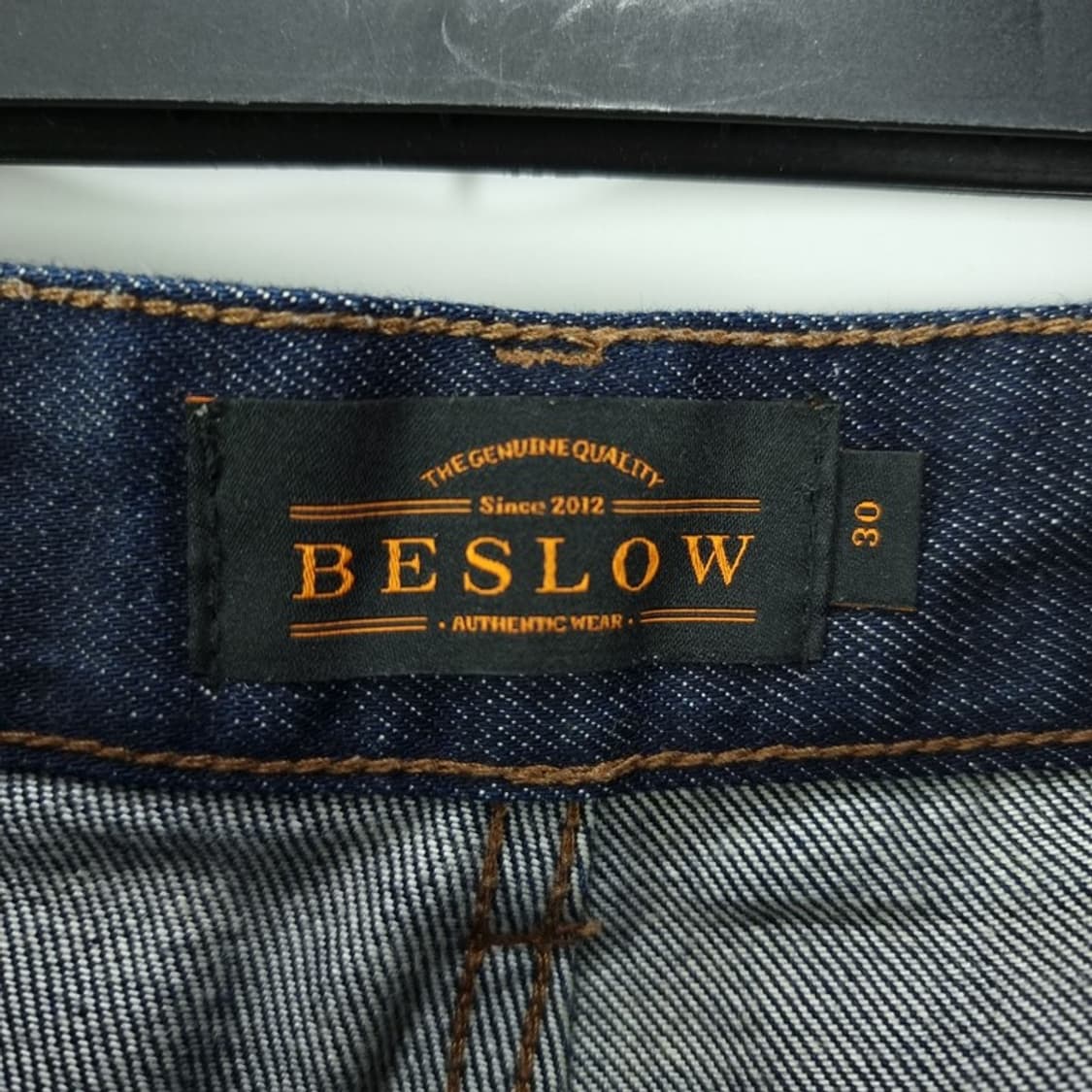 [비슬로우] 핀턱 루즈핏 셀비지 데님 팬츠 청바지 M19689 상품이미지7