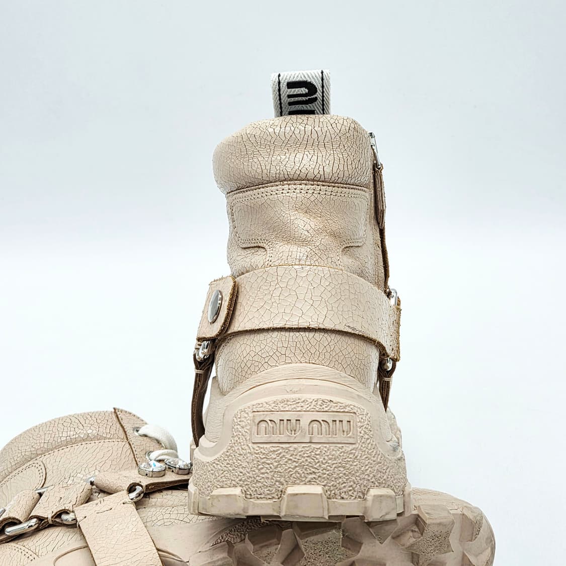 미우미우 우먼 크리스탈 하이킹 부츠 핑크 (39) 상품이미지2