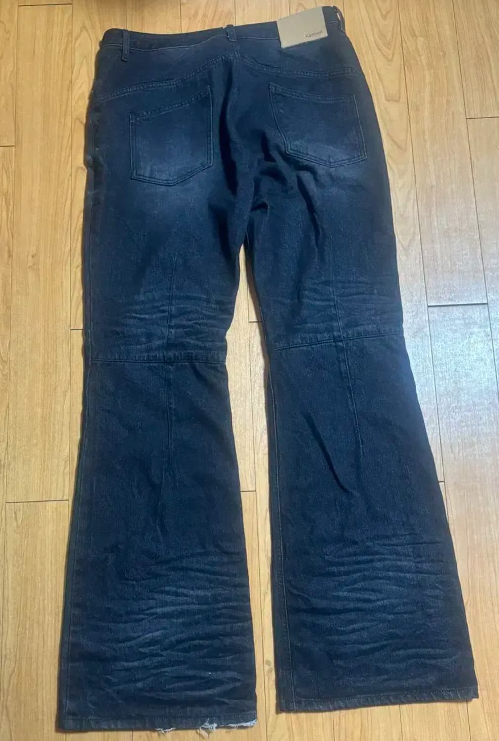 카미엔 Kamien 플레어 데님 CROSS DART DENIM JEAN 상품이미지3