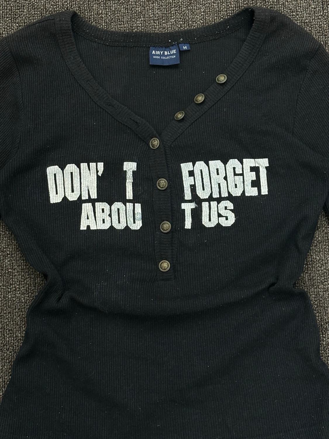 M)재패니즈 빈티지 리프 버튼 프린팅 롱슬리브 상품이미지4