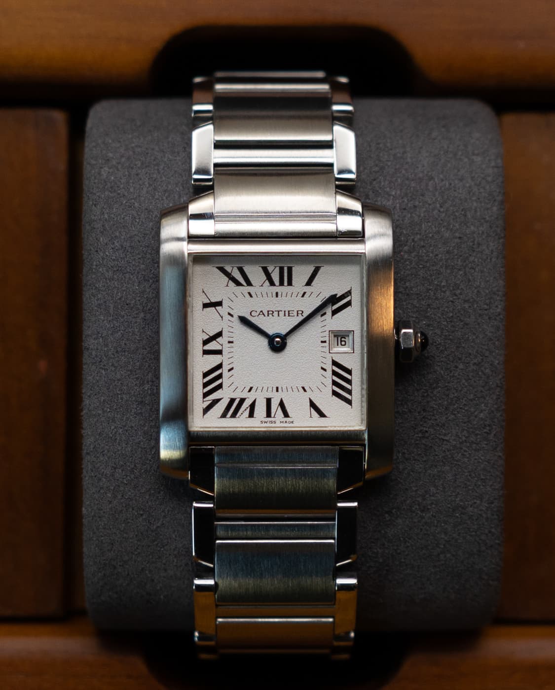 까르띠에 탱크 프랑세즈 미듐 m 남여공용 시계 상품이미지1