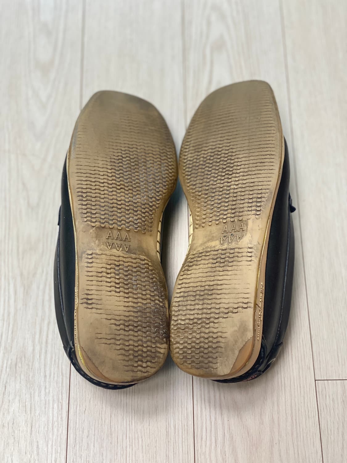 페라가모 여성용 가죽 보트슈즈 네이비 245~250mm사이즈 상품이미지10