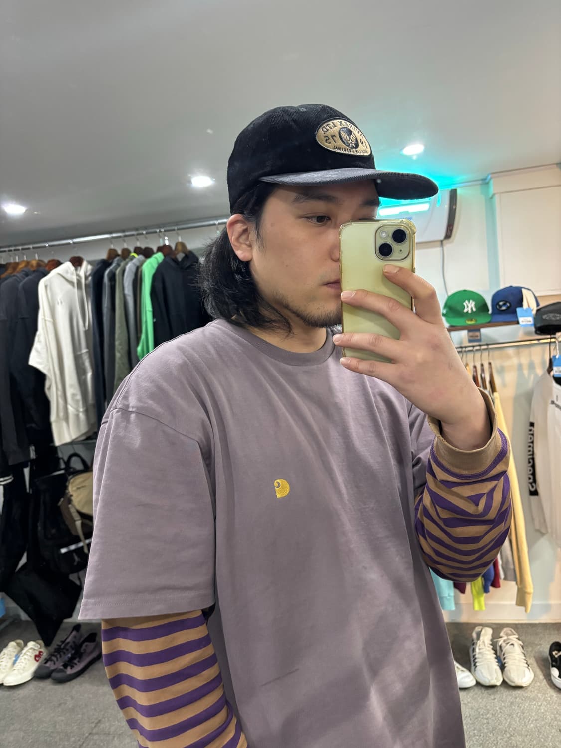 아비렉스 투톤 코듀로이 볼캡 상품이미지9