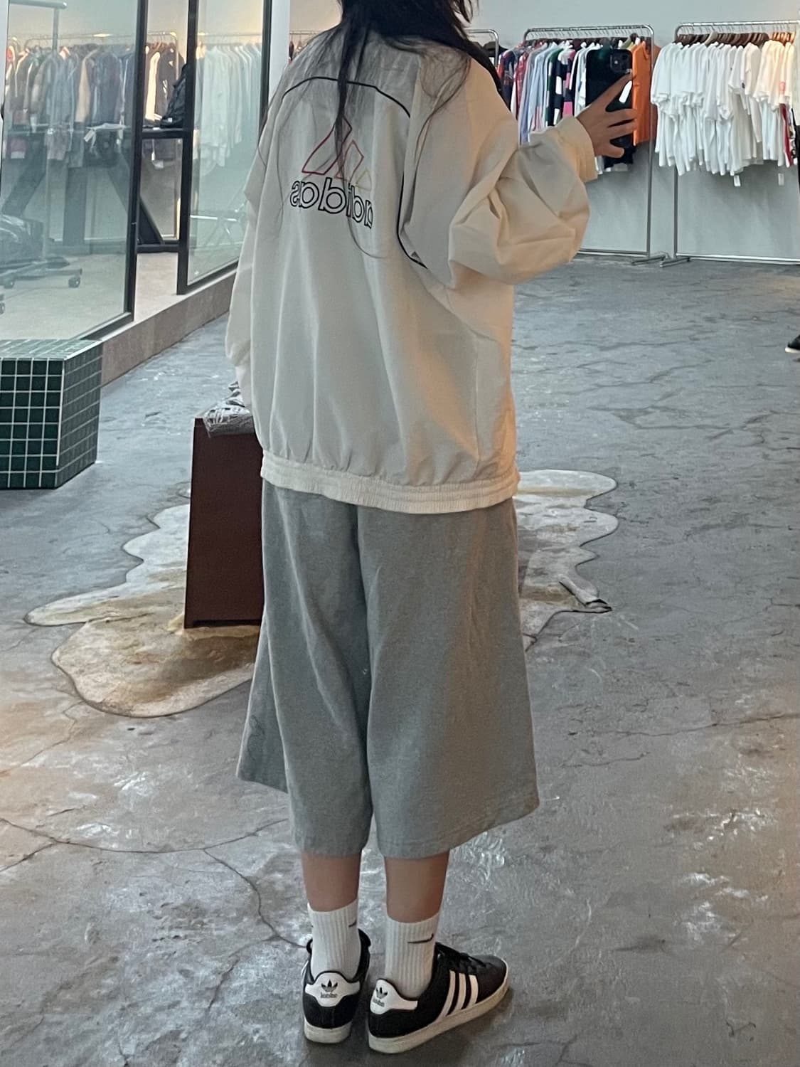 아디다스 올드스쿨 빈티지 바람막이 H722 상품이미지2
