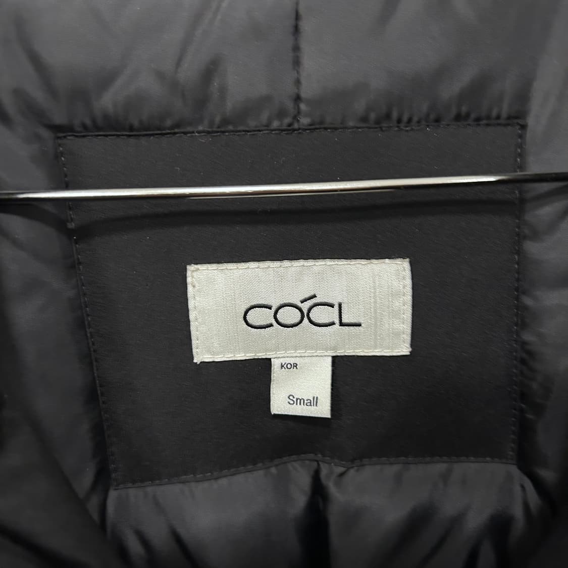 COCL 구스다운 오버핏 카라 버튼 패딩코트 상품이미지3