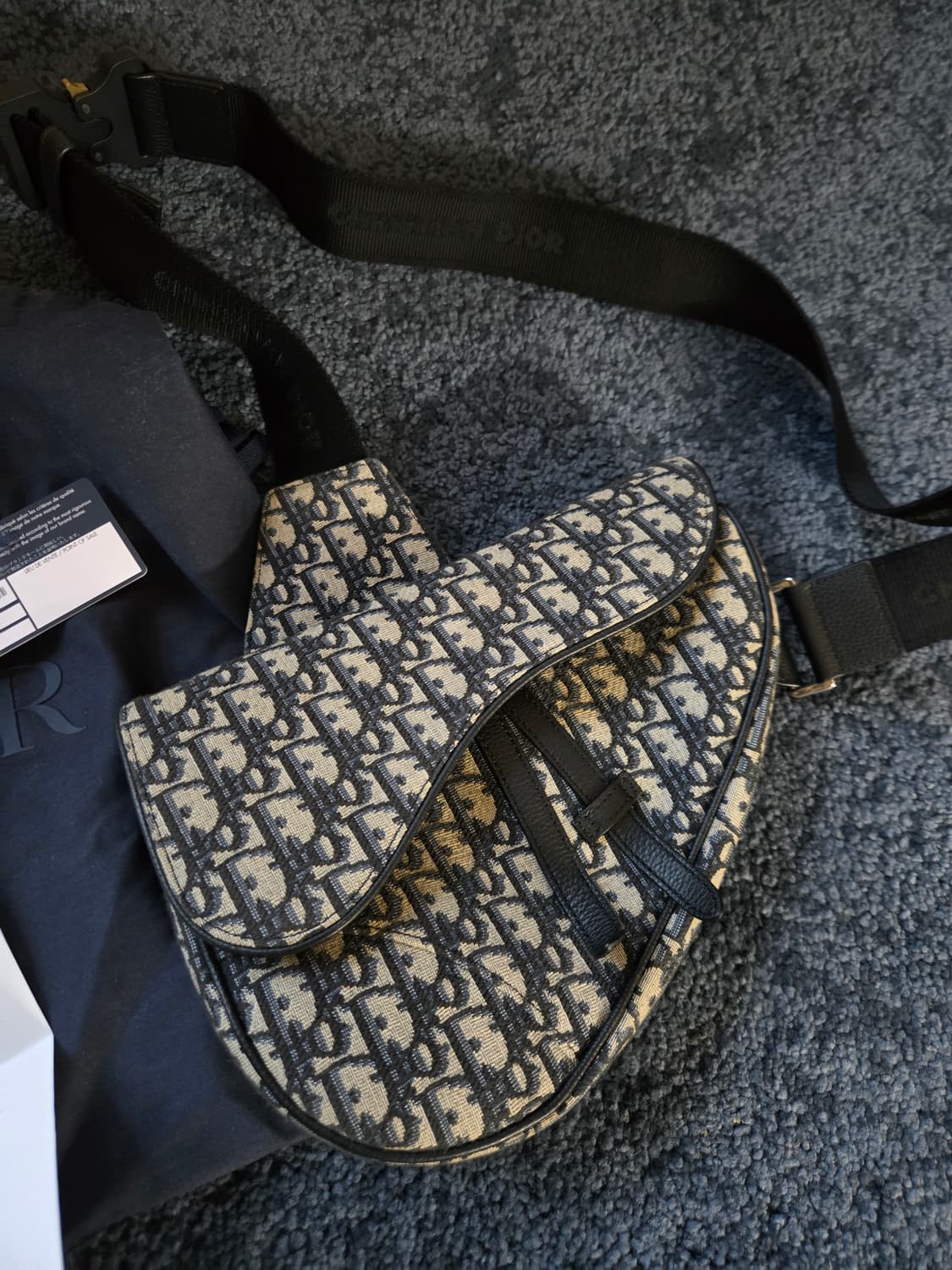 디올 오블리크 자카드 새들백 풀세트 상품이미지2