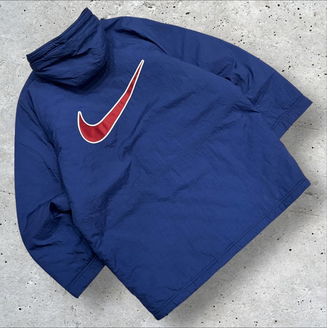 [L] 올드 나이키 빅스우시 돕바 패딩 네이비 B851 상품이미지1