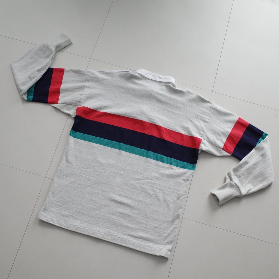 90s 빈티지 엘엘빈 MADE IN USA 럭비 셔츠 L 상품이미지7