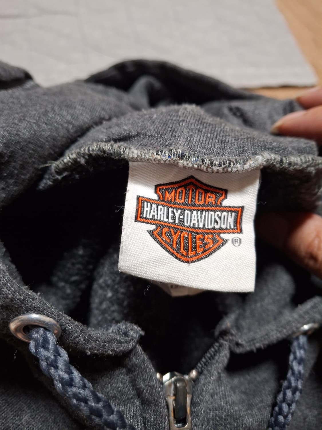 00s 할리데이비슨 플레임 후드집업 상품이미지8