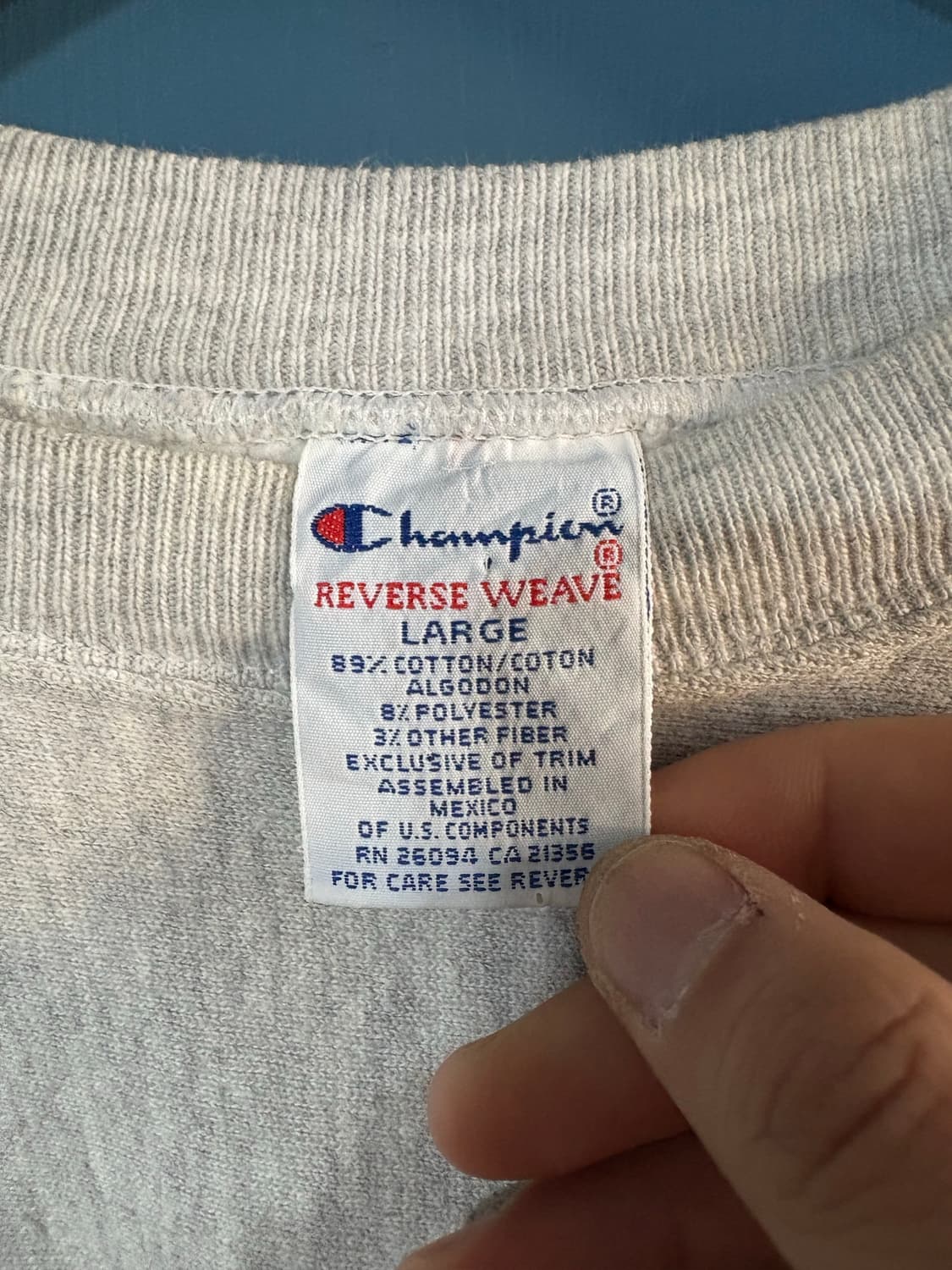 80-90's Champion Reverse weave Sweatshir 상품이미지5