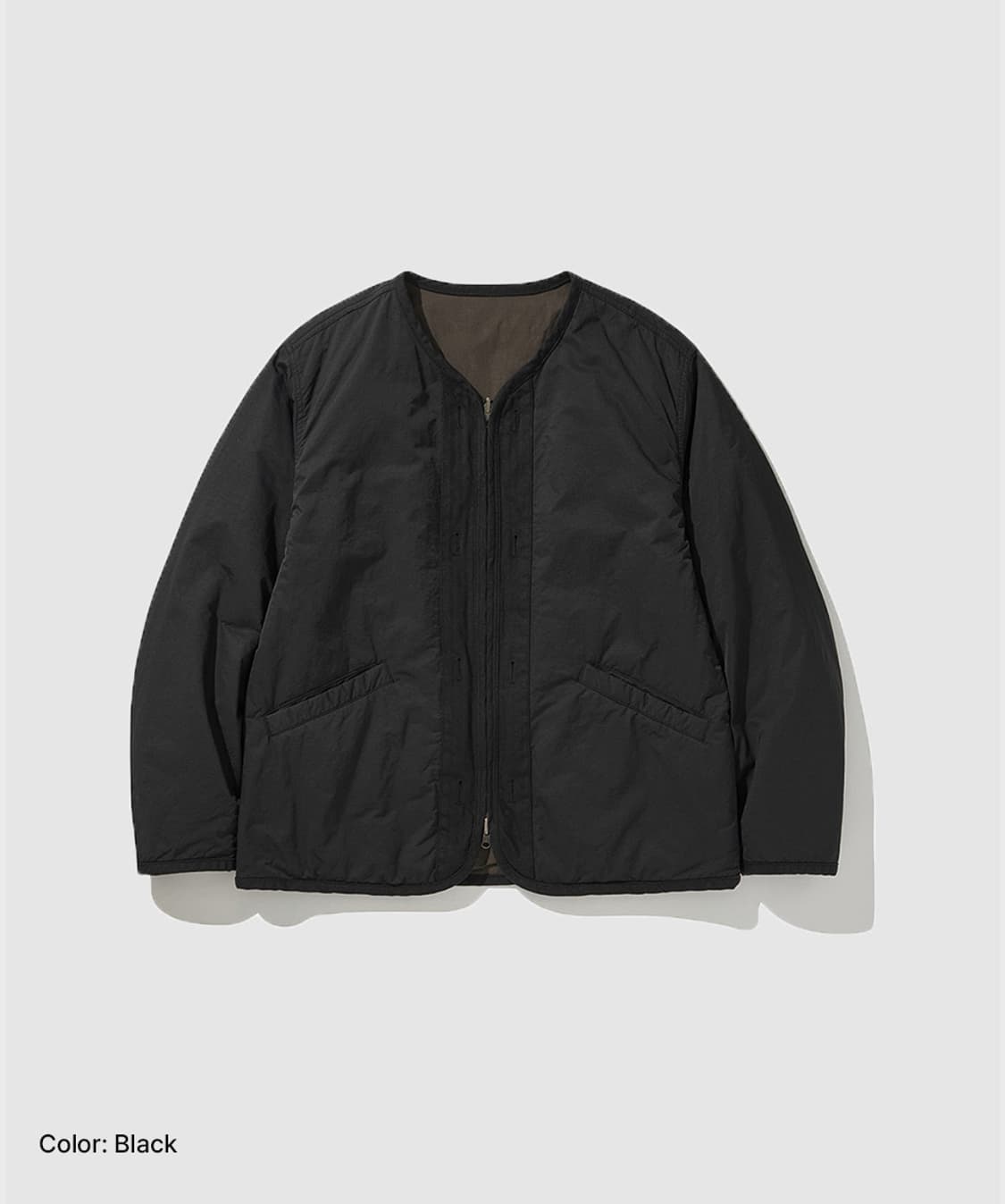 히즈핸더 리버시블 라이너 자켓 블랙 1size 상품이미지1