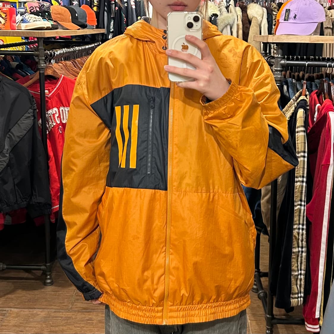 [HI] 아디다스 바람막이 오렌지 상품이미지2