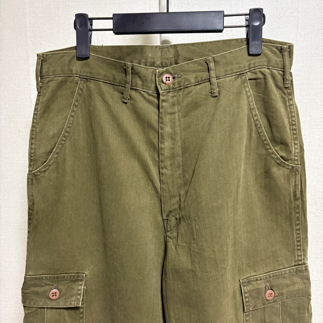 히스테릭글래머 헤링본 카고 팬츠 / 올리브, 31 상품이미지2