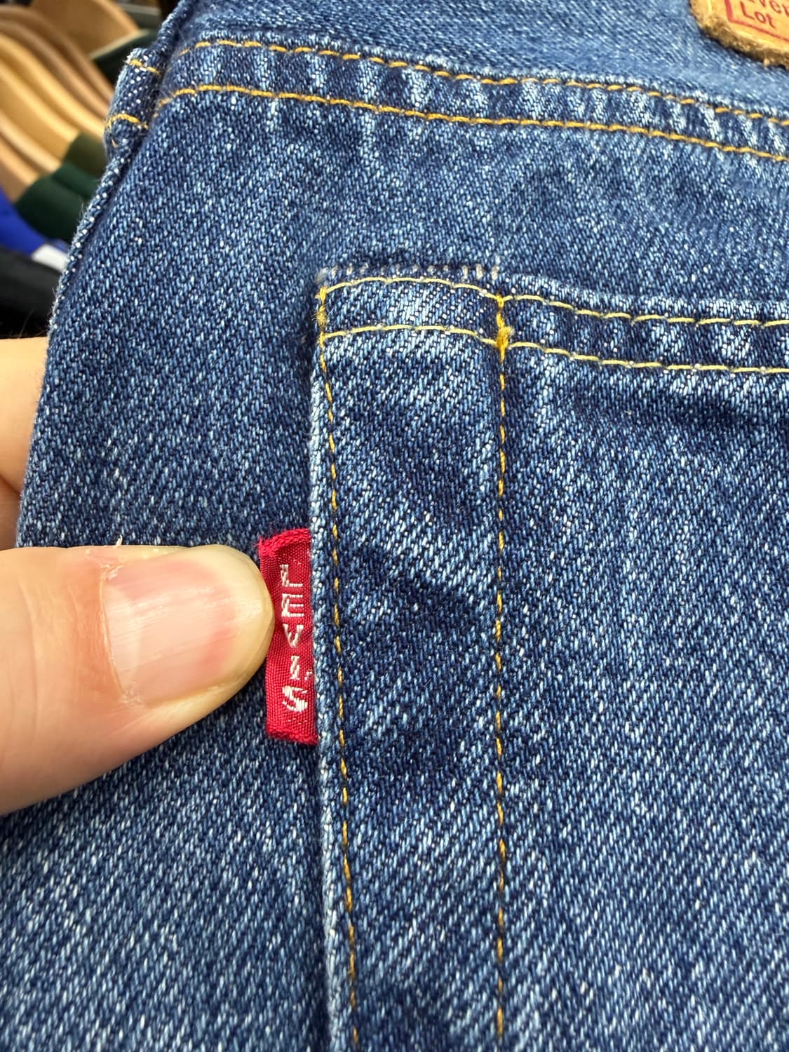 Levis 501z xx selvedege denim by japan 상품이미지9