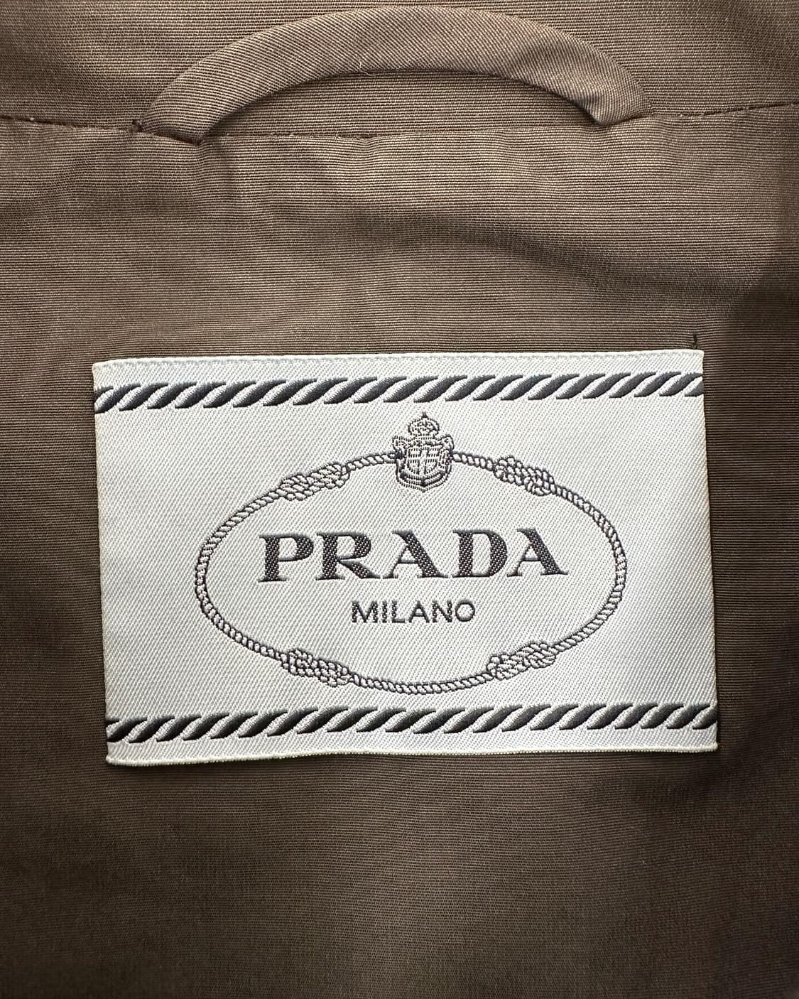 프라다 차콜 4b 폴리 코트  상품이미지8