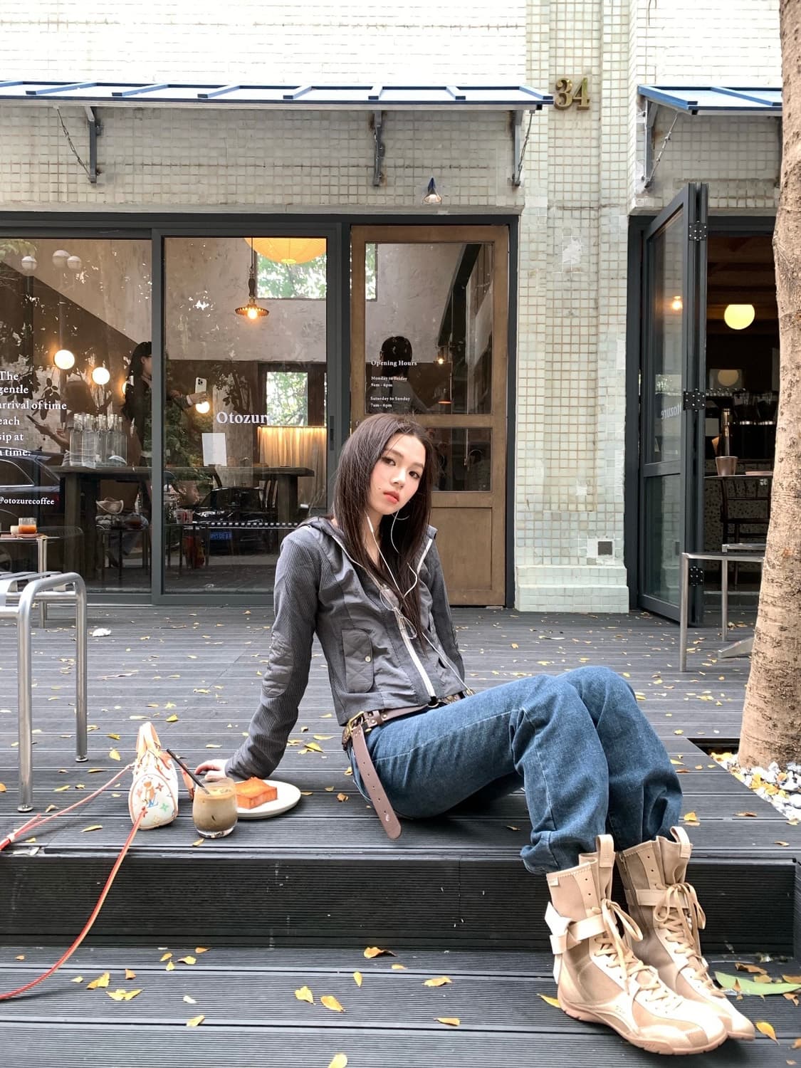 Saddog 그레이 후드집업 상품이미지4