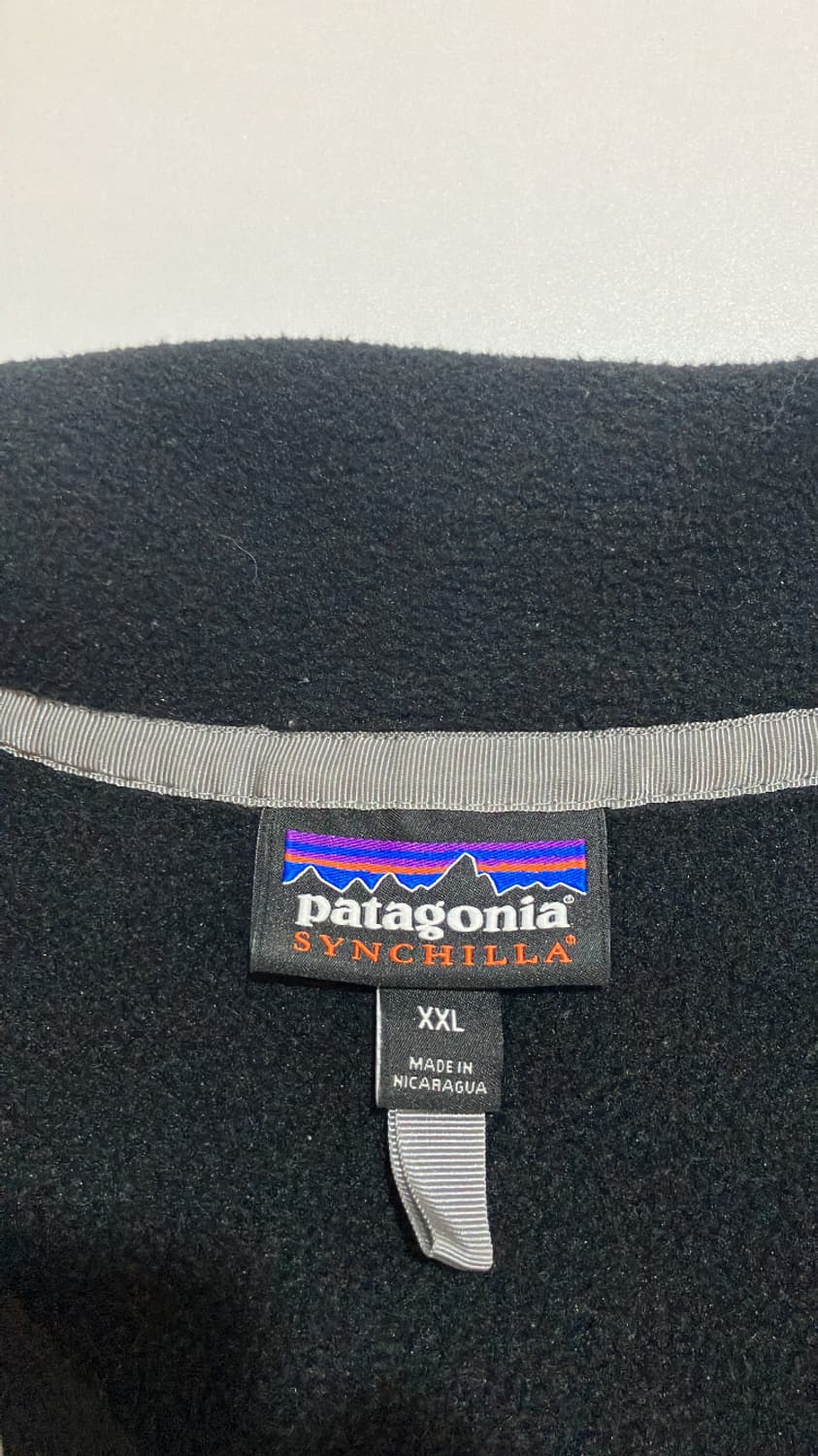 Patagonia 파타고니아 신칠라 블랙 포지그레이 xxl 상품이미지5