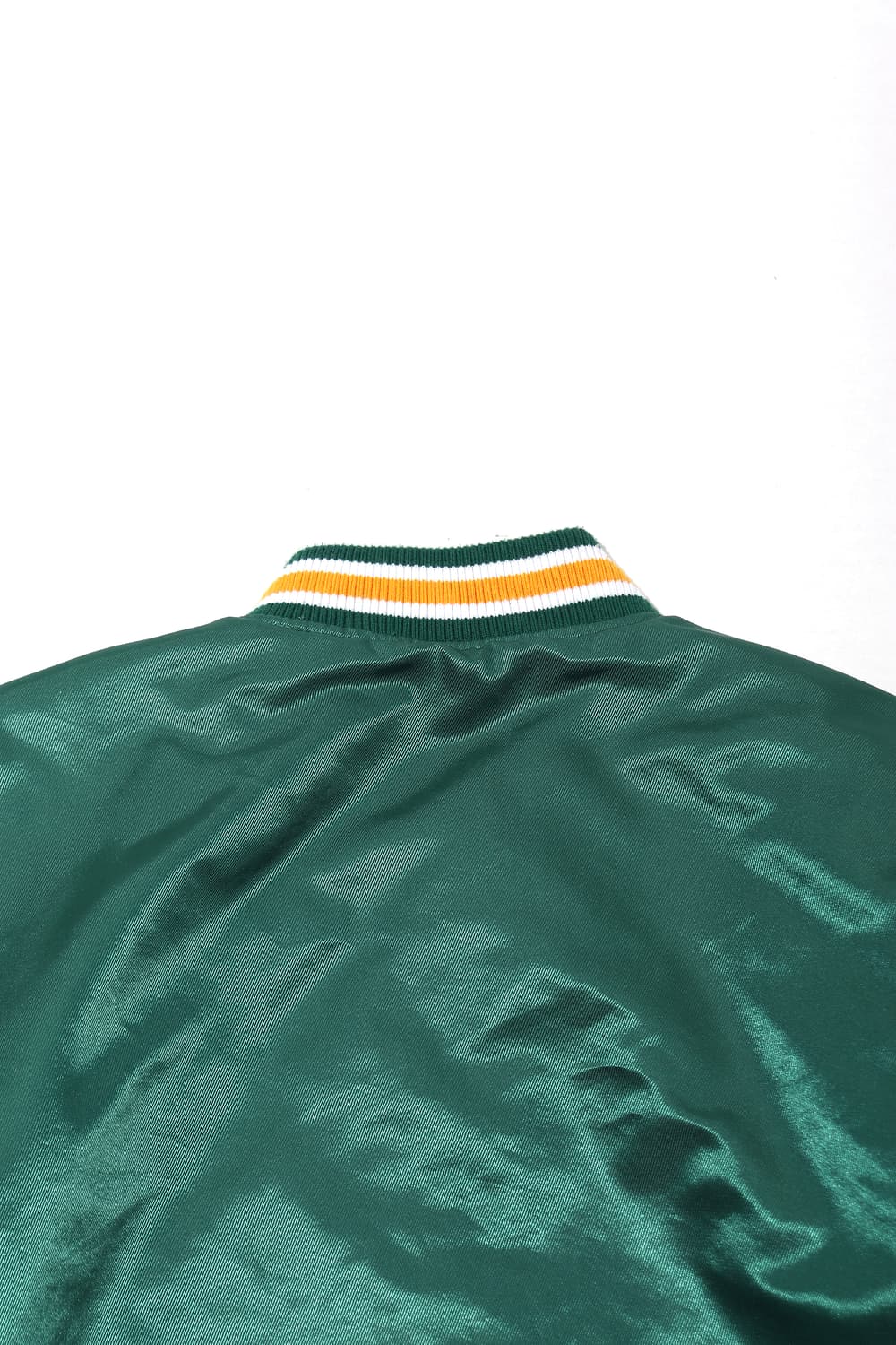 CHAMPION 헤리티지 그린 사틴 바시티 점퍼 size L 상품이미지10