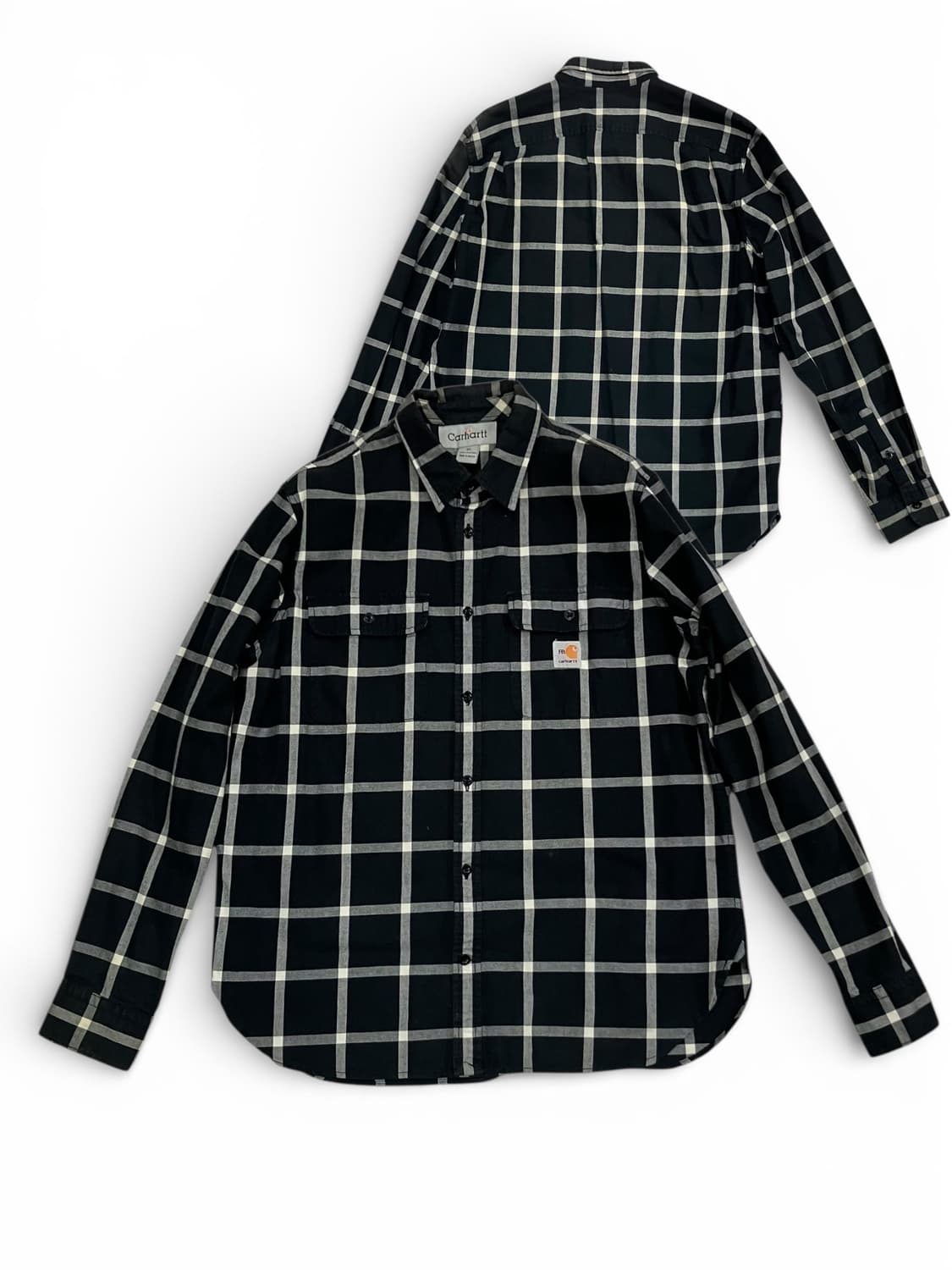 칼하트 블랙 체크 셔츠 XL 상품이미지1