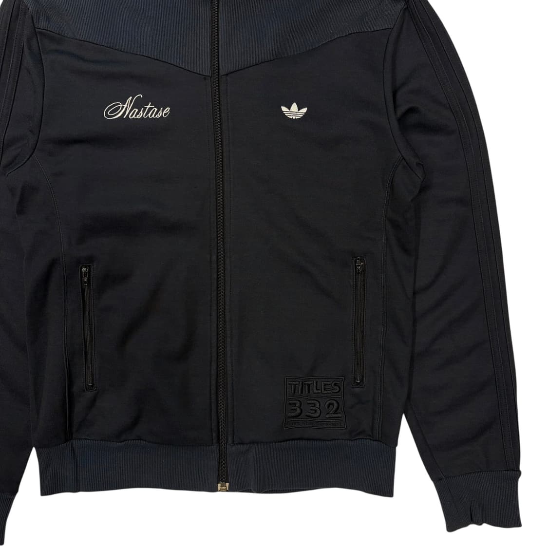 아디다스 너스타세 플레이어 클럽 블랙 트랙탑 져지 L 상품이미지3