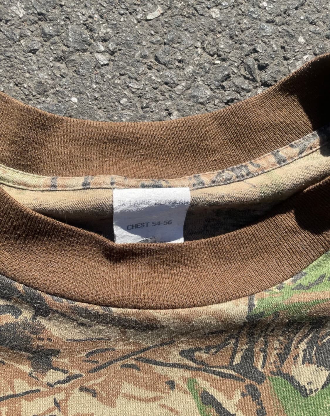 빈티지 90s made in usa 리얼트리 카모 롱슬리브 상품이미지2