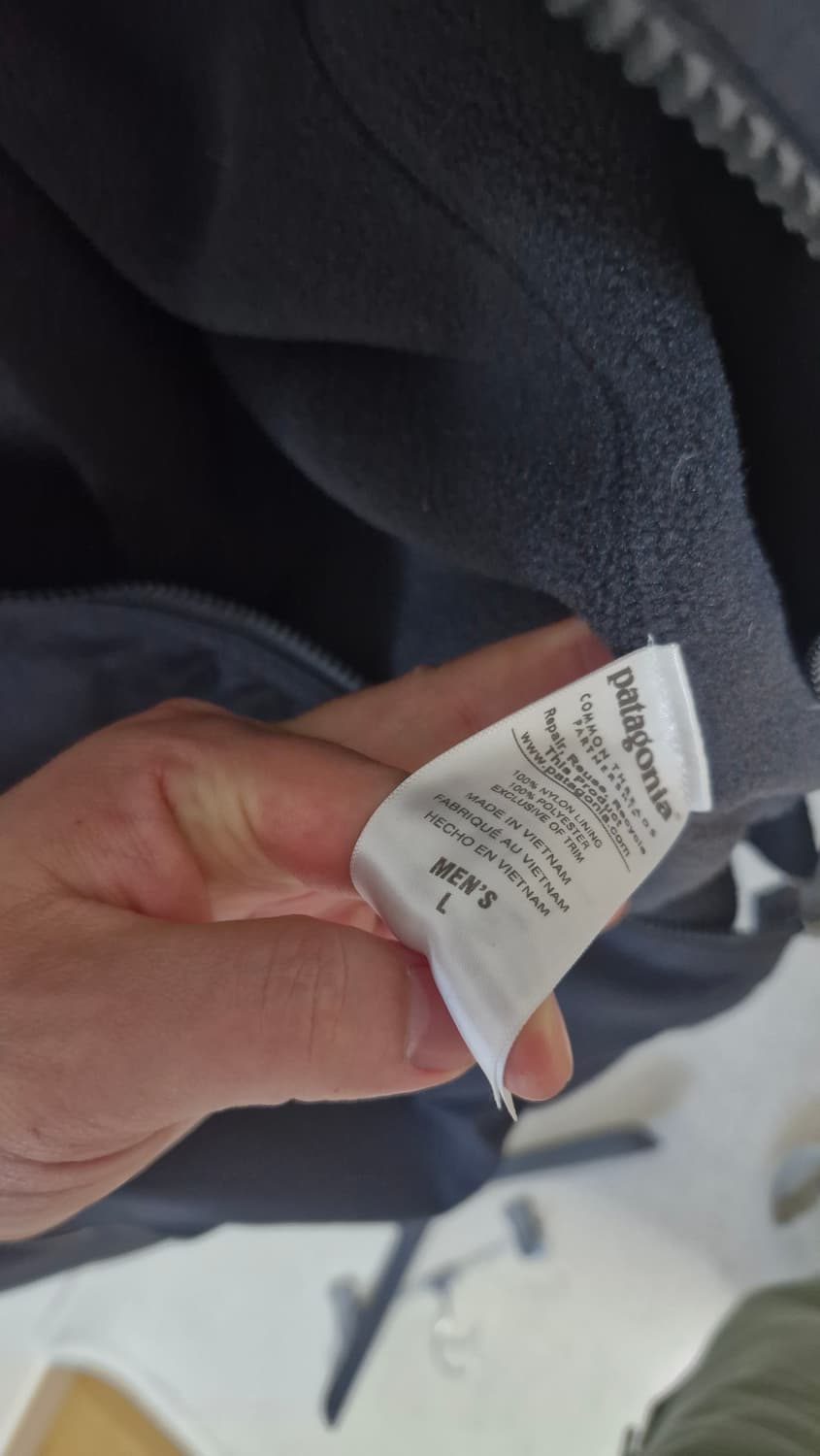 파타고니아 구형 배기스 바람막이 플리스안감 L 상품이미지5
