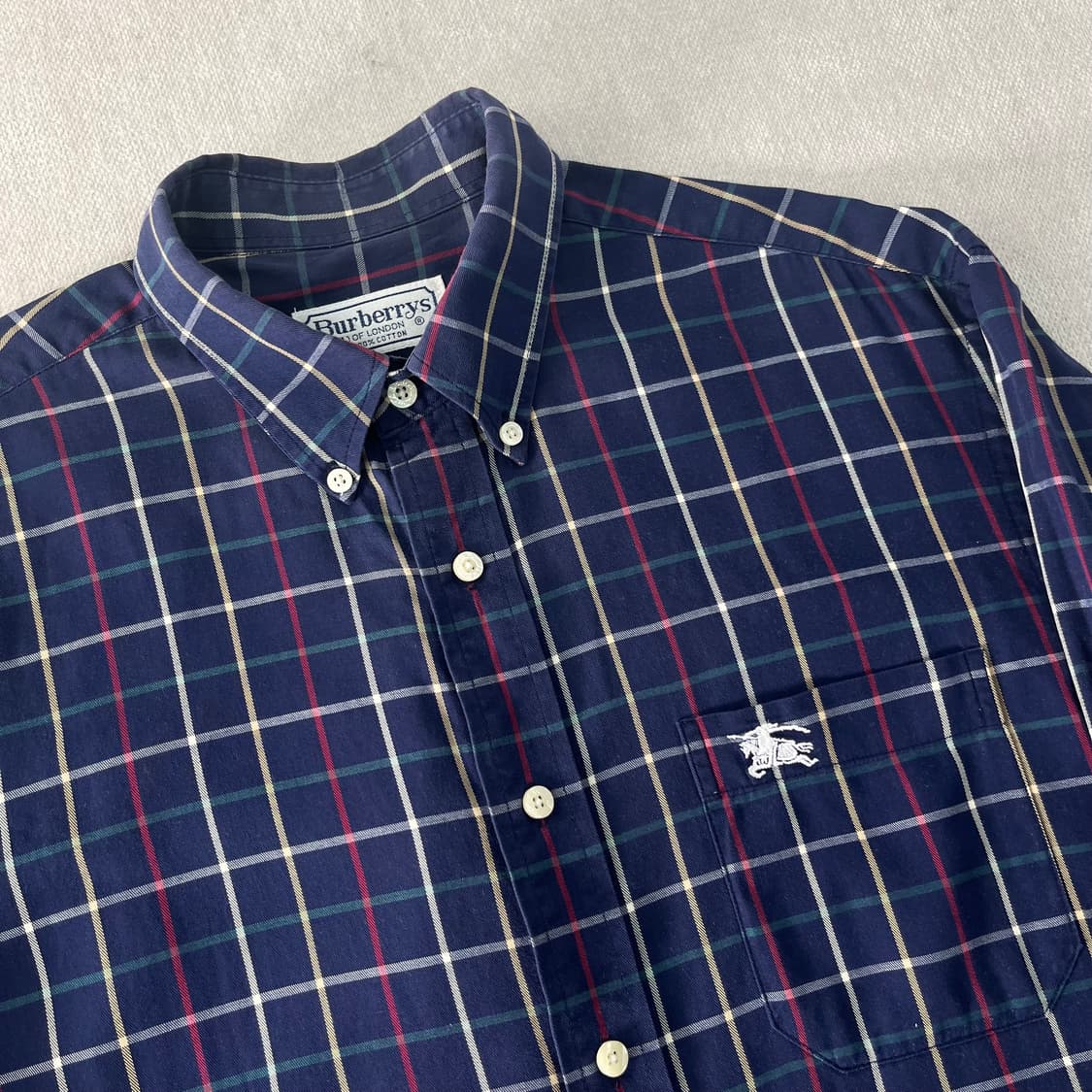 105 버버리 빈티지 체크 코튼 셔츠  상품이미지2