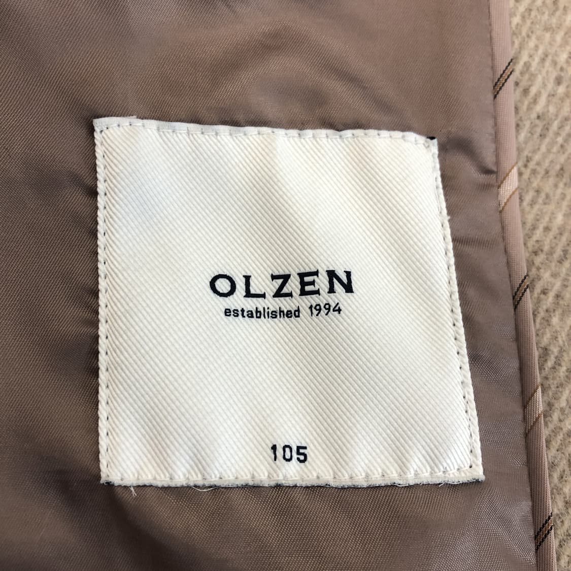 올젠 헤리티지 프레스티지 캐시미어 울코트 105  상품이미지7