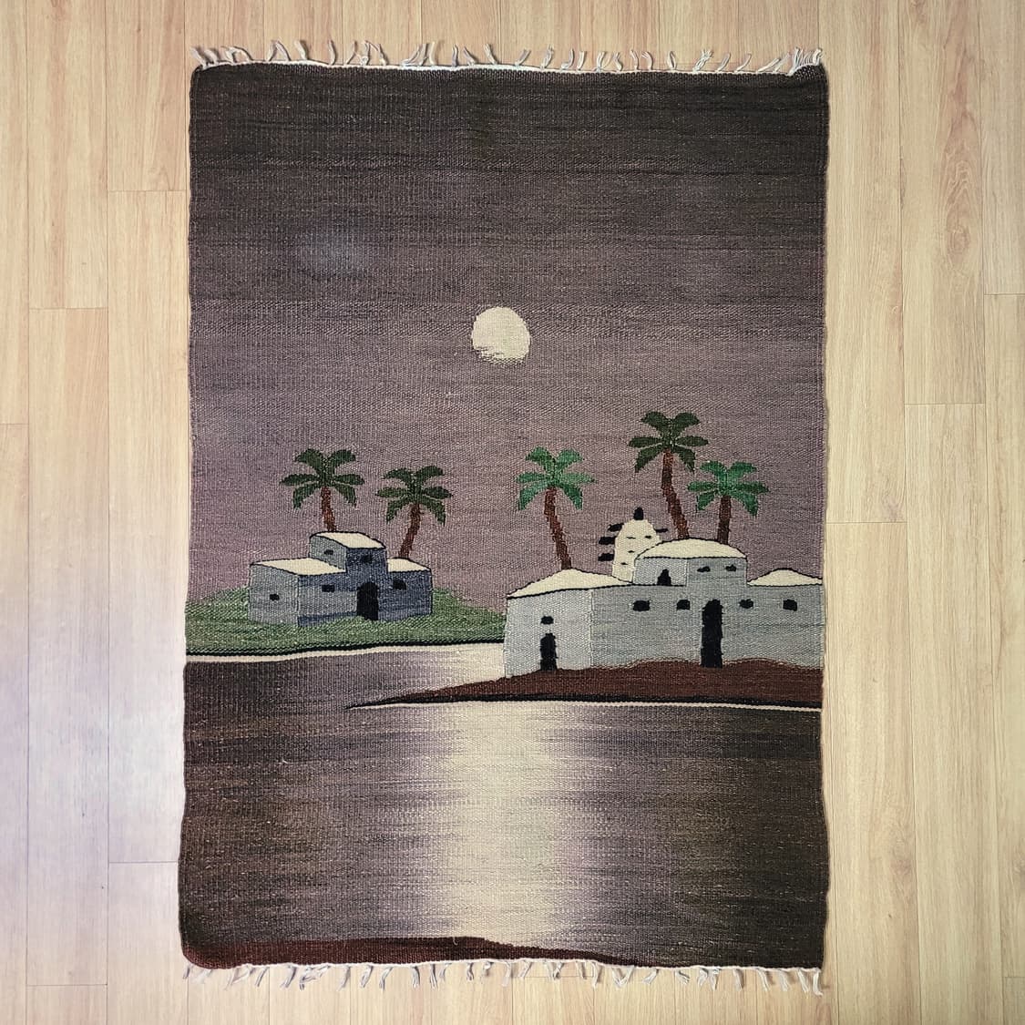 70s Vintage Hand Knotted Wool Rug 상품이미지3