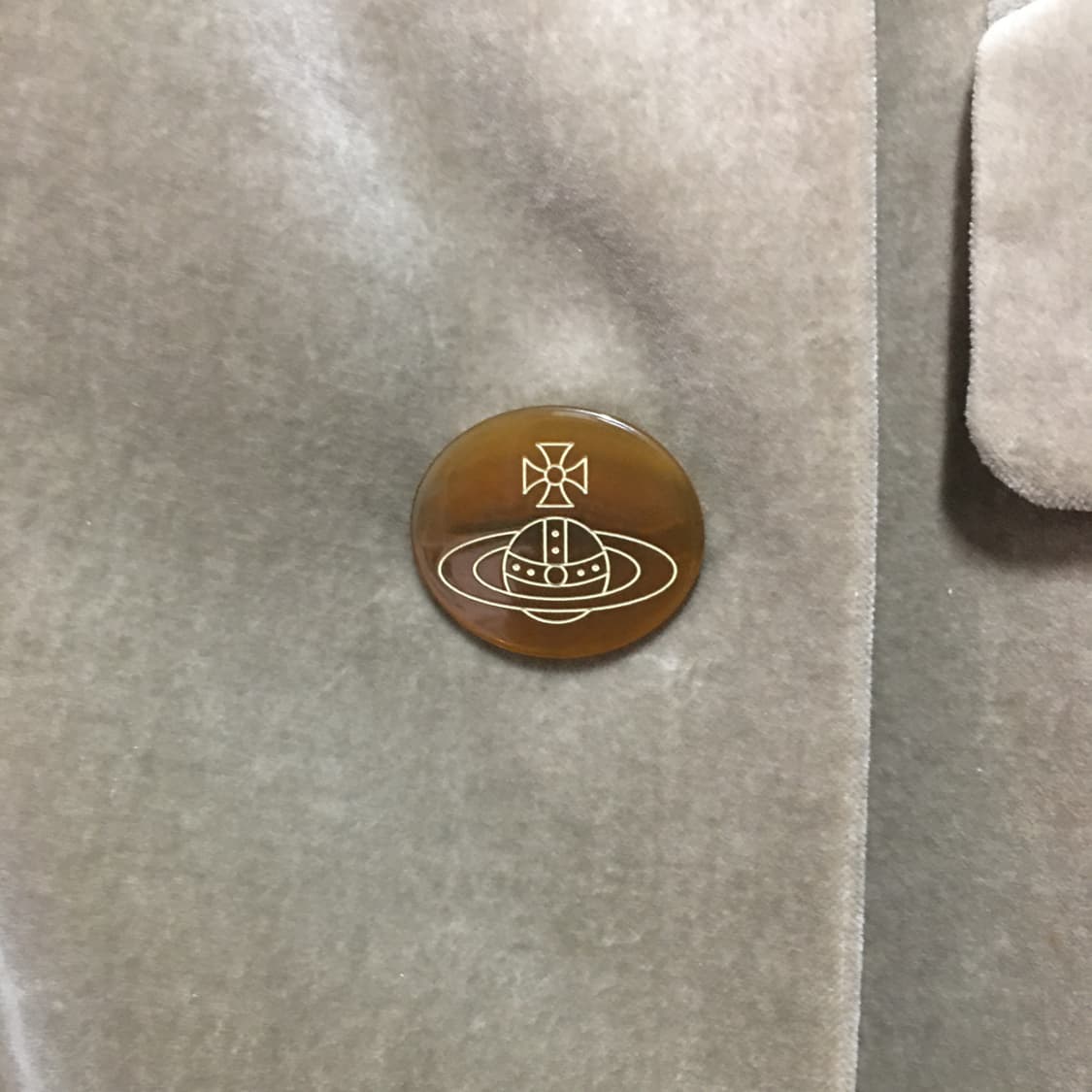 vivienne westwood 벨벳 카라 코트 상품이미지6