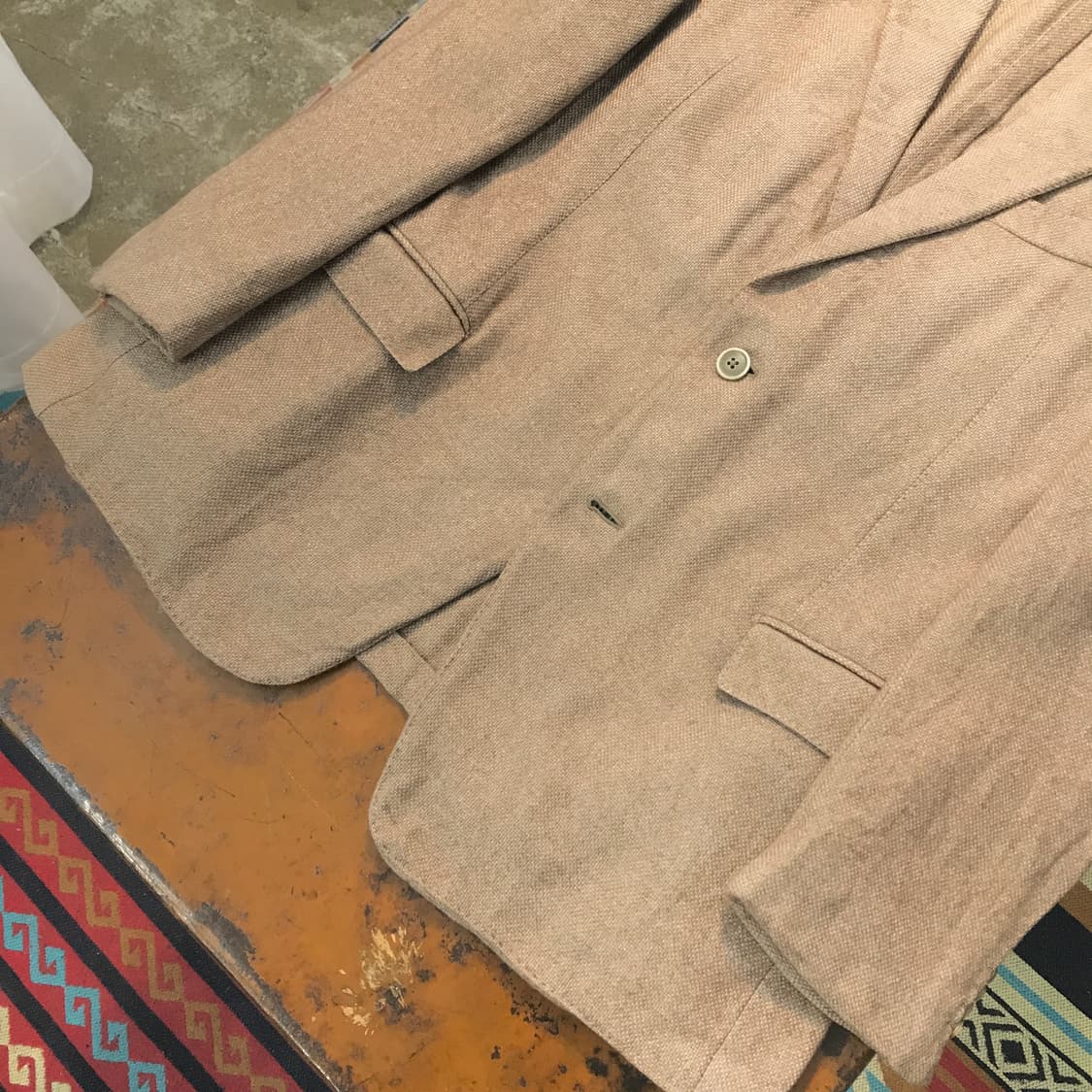 ITALY 에르메네질도 제냐 캐시미어 실크 혼방 자켓 남성 105 상품이미지3