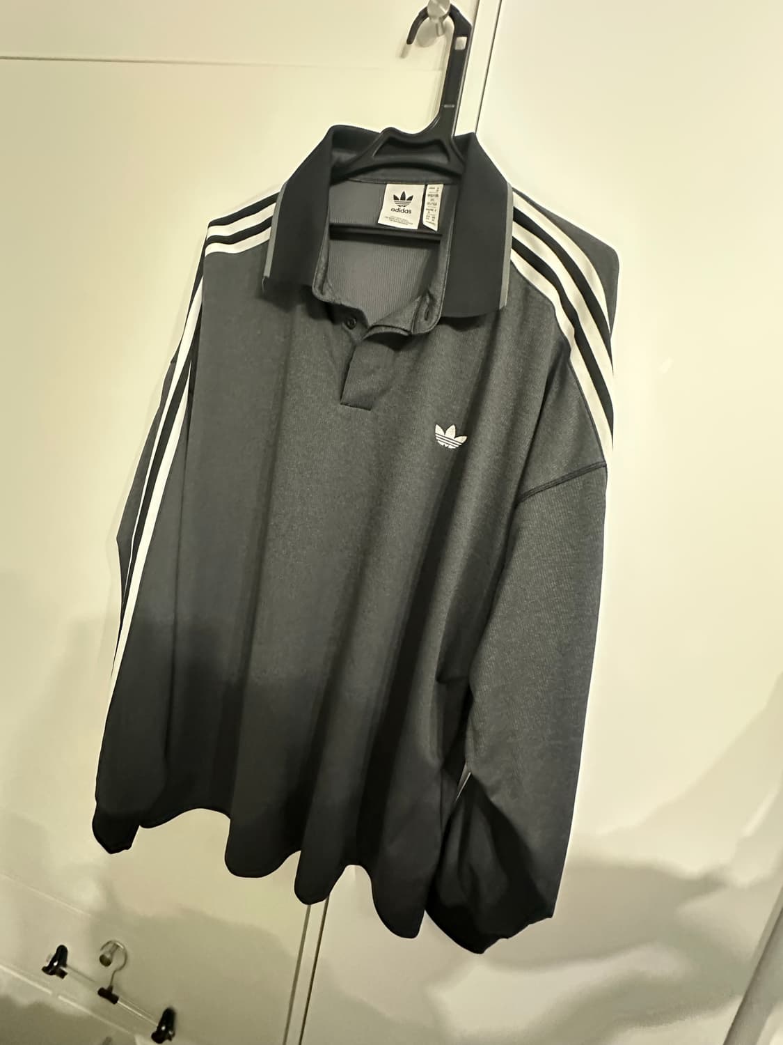 3xl) 아디다스 긴팔 폴로 저지 HK9902 상품이미지3