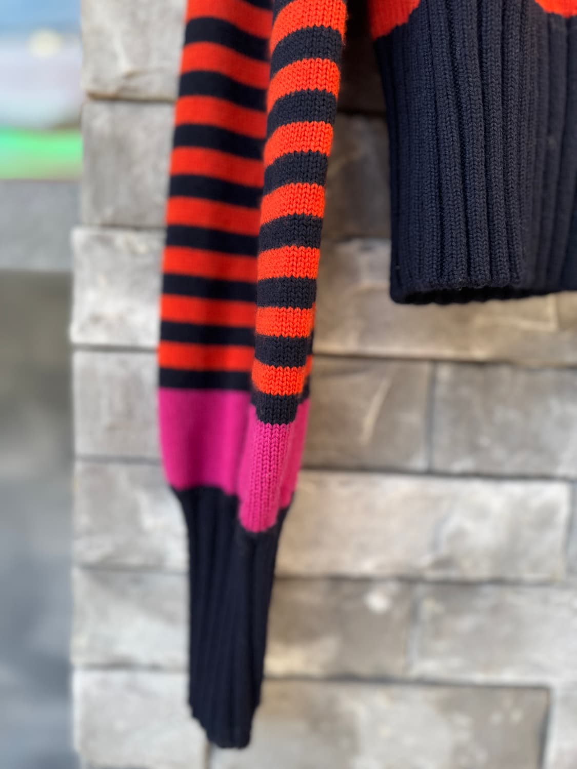 새상품 Marc by Marc Jacobs 스트라이프 가디건 XS(44, 상품이미지5