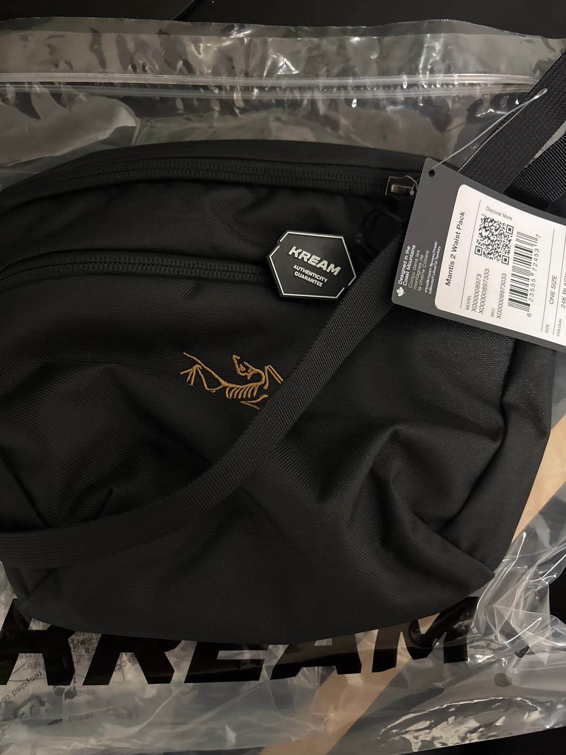 (새상품)아크테릭스 맨티스2 24k 웨이스트팩 블랙 상품이미지1