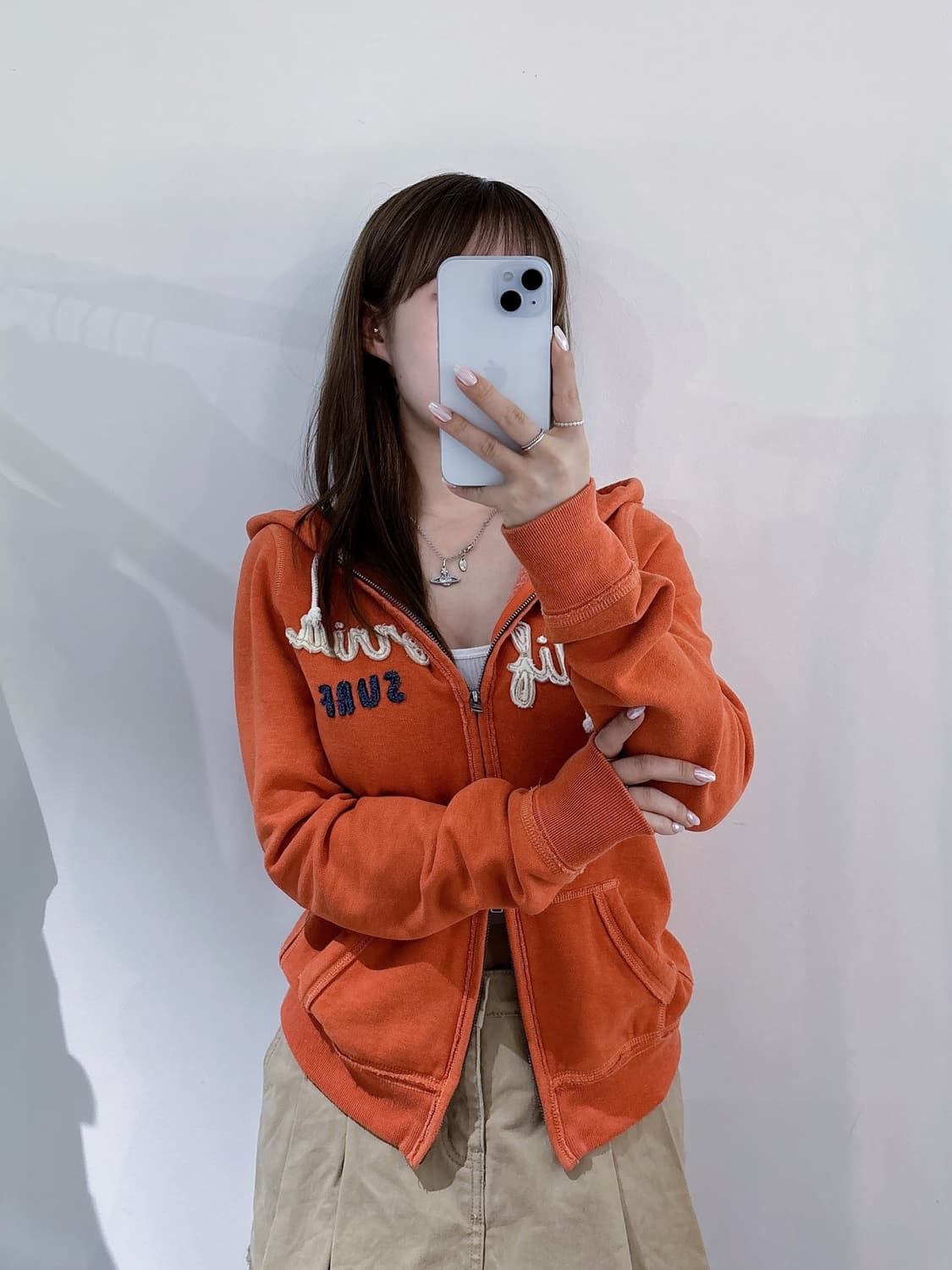 홀리스터 빅로고 투웨이 후드집업 상품이미지1